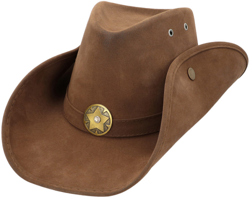 Cowboyhat luksus, brun