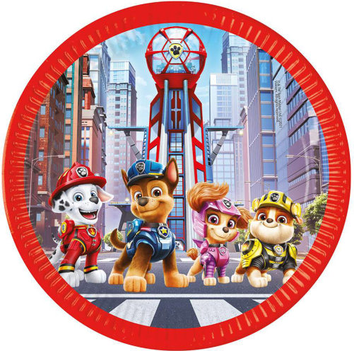 Paptallerken Paw Patrol 8-pak