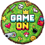 Folieballon Game On 36 cm