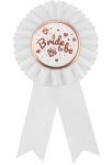 Bride to be badge med satinbånd