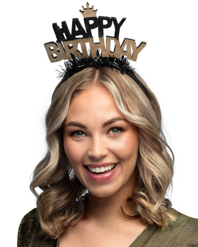 Happy Birthday hårbøjle