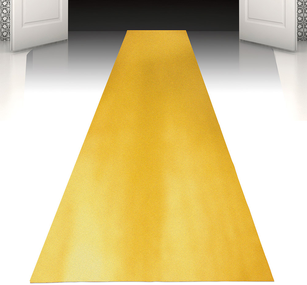 Guld løber 450 x 60 cm