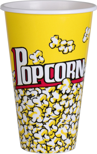 Popcorn-bæger, plast