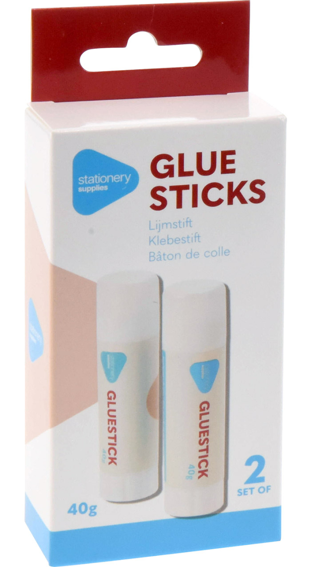 Limstift 40 g 2-pak