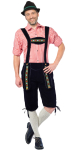 Lederhosen Johann sort, 2XL
