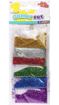 Glitter sæt 6 farver á 2 g