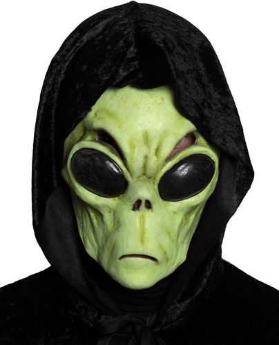 Alien maske, grøn