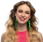 Øreringe lyn, grøn