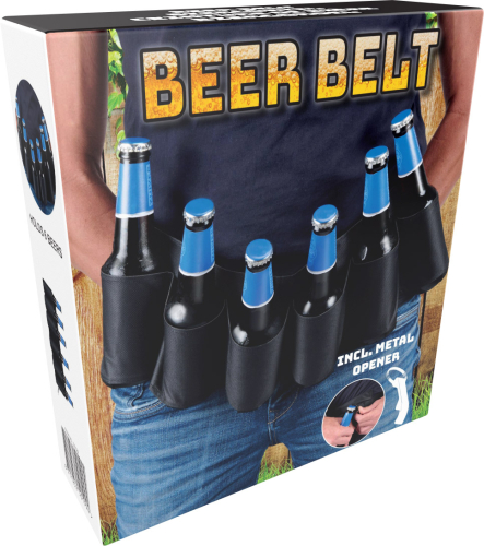 Øl-flaske bælte med oplukker