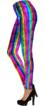 Leggings rainbow metallic