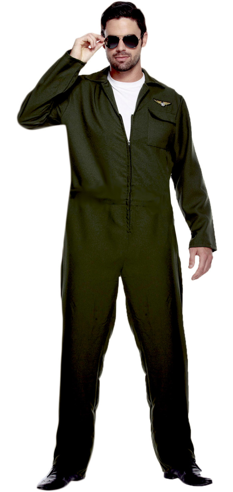 Jagerpilot kostume, str. XL