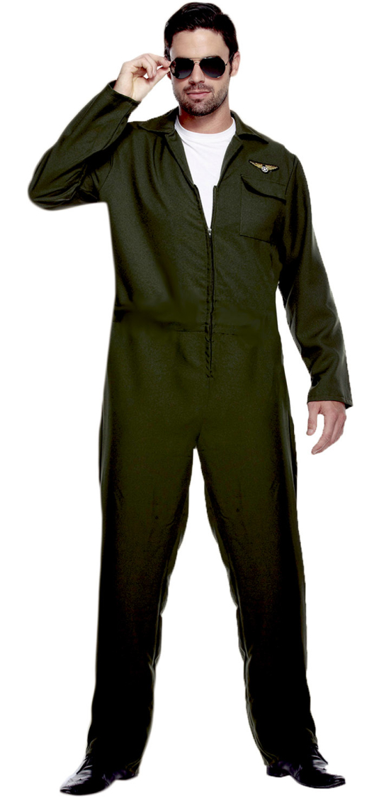 Jagerpilot kostume, str. XL