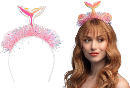 Havfrue hale hårbøjle, perlemor