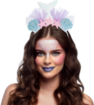 Havfrue hale hårbøjle, glimmer