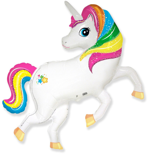 Folieballon unicorn 105x101 cm