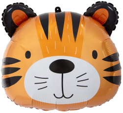 Folieballon tiger 41x36 cm