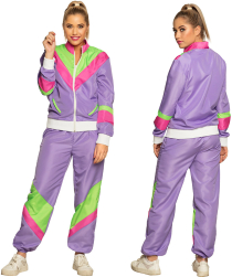 Campinghabit 80er lilla, XL