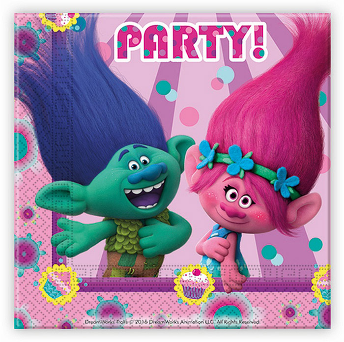 Trolls party servietter 20-pak