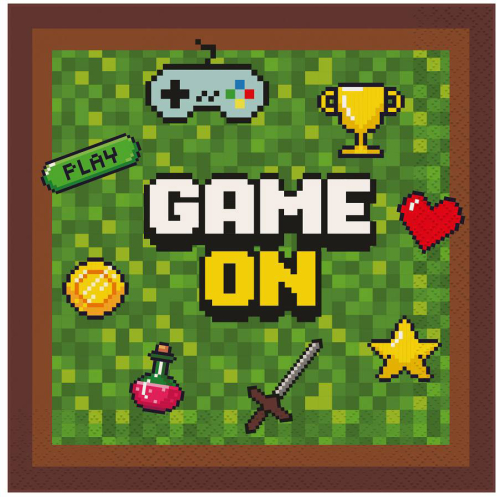Game On servietter 20-pak