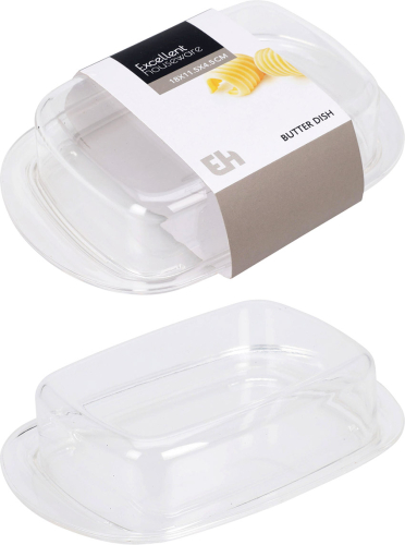 Smørboks i plast, klar