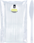 Plastik bestik, knive 25-pak