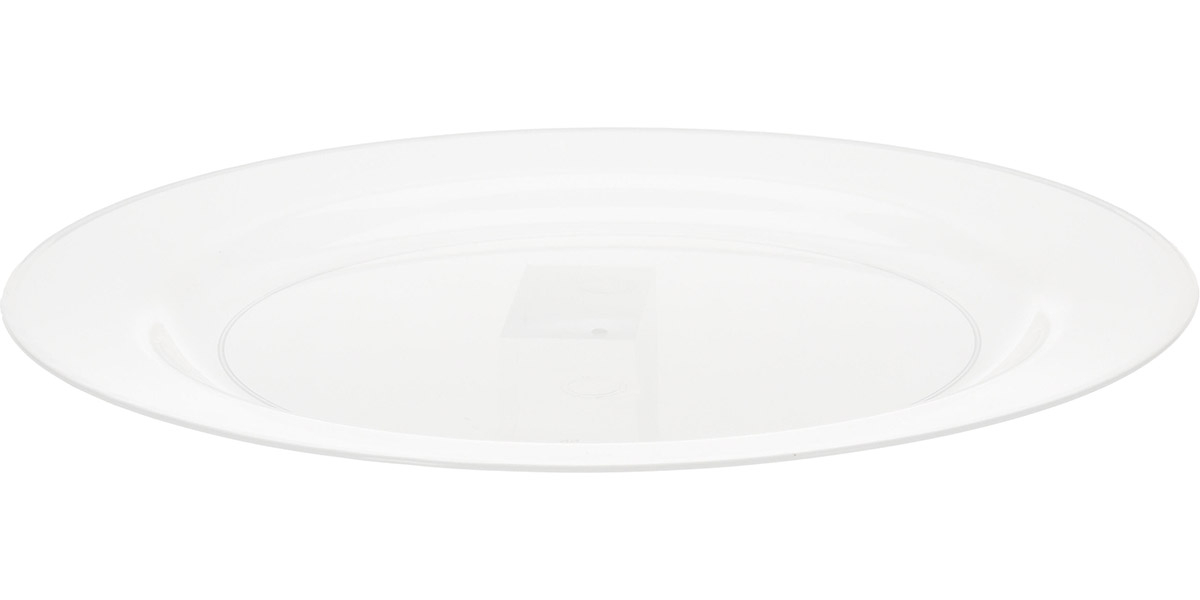 Plastik tallerkner 23 cm, 4-pak