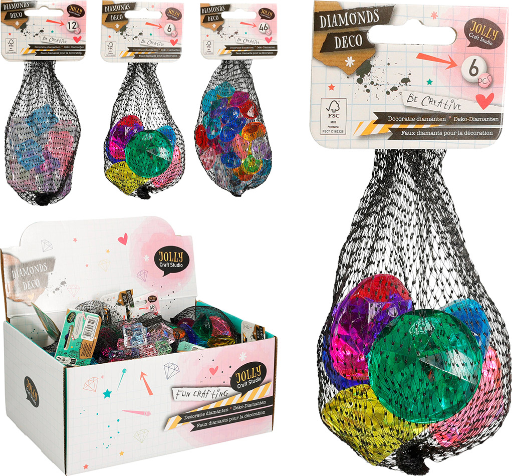 Deko diamanter i net