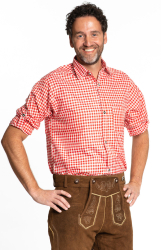 Ternet skjorte rød, XL