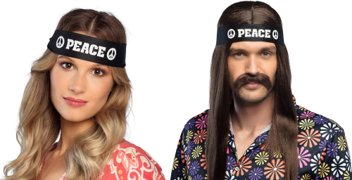 Peace pandebånd, sort