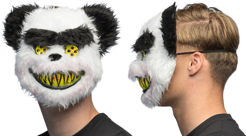 Blodig panda maske