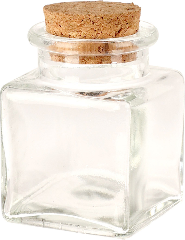 Mini glas 50 ml med korkprop