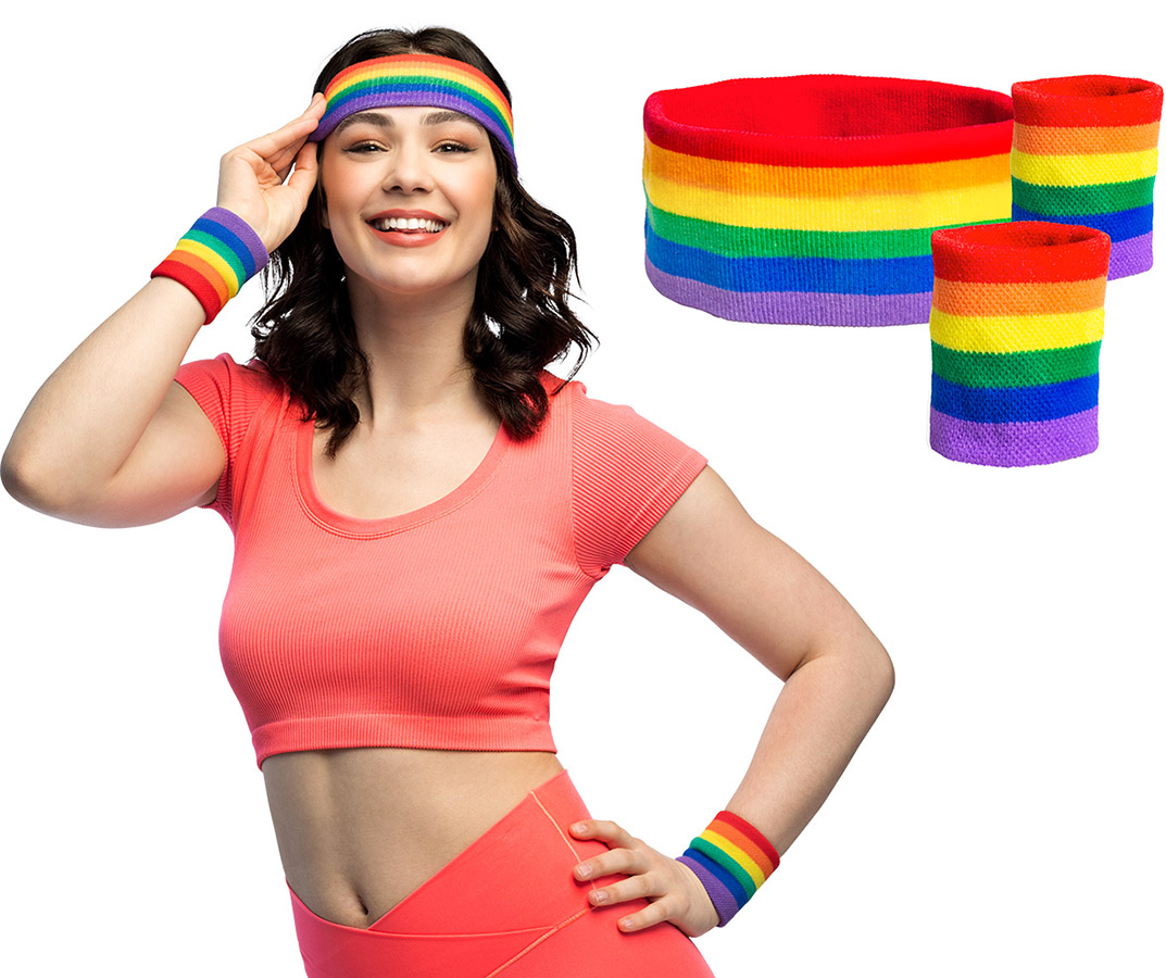 Svedbånd 3-pak, regnbue