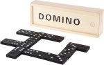 Domino spil i træ-æske