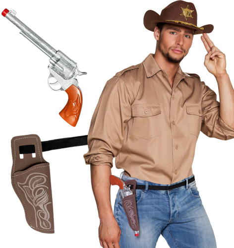 Cowboy pistol sæt, voksen