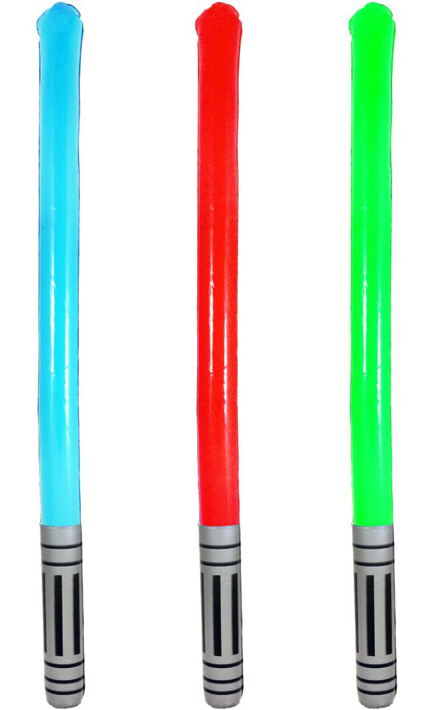 Oppusteligt lyssværd 90 cm