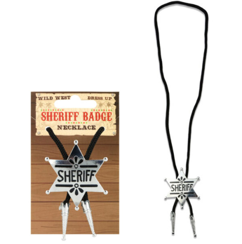 Halskæde med sherif stjerne
