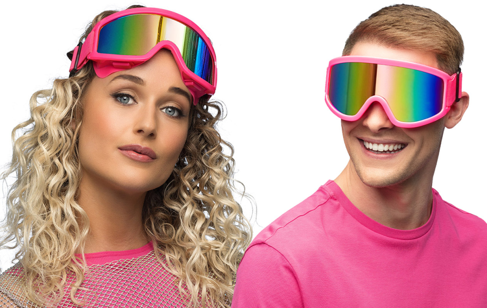 Party skibriller, neon pink