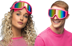 Party skibriller, neon pink