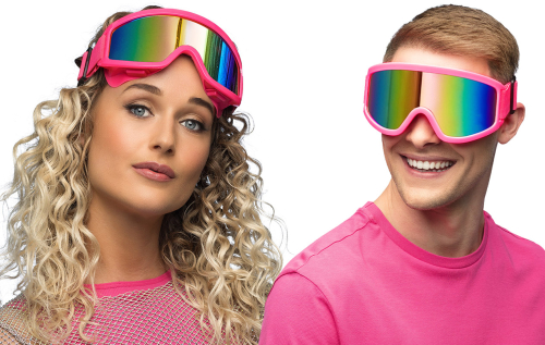 Party skibriller, neon pink
