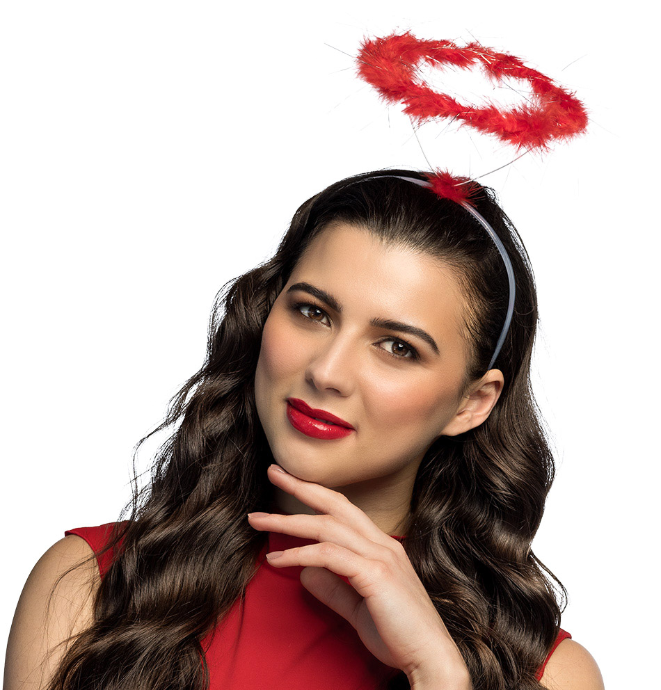 Glorie hårbøjle rød