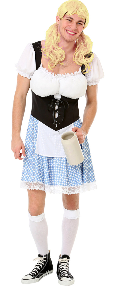 Funny Beer Maid kjole, L