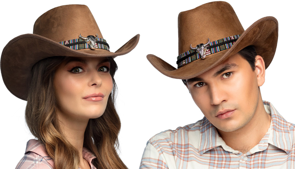 Cowboyhat Django, brun