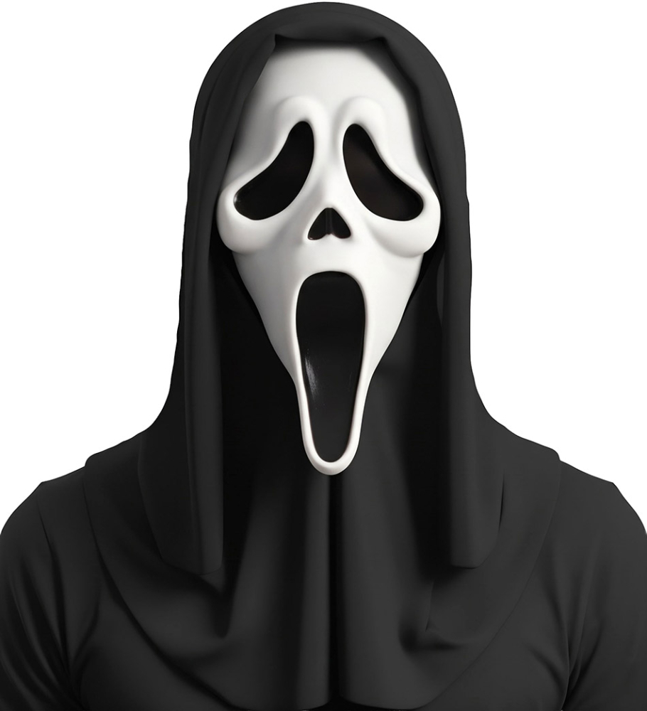 GhostFace maske med hætte