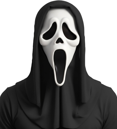 GhostFace maske med hætte