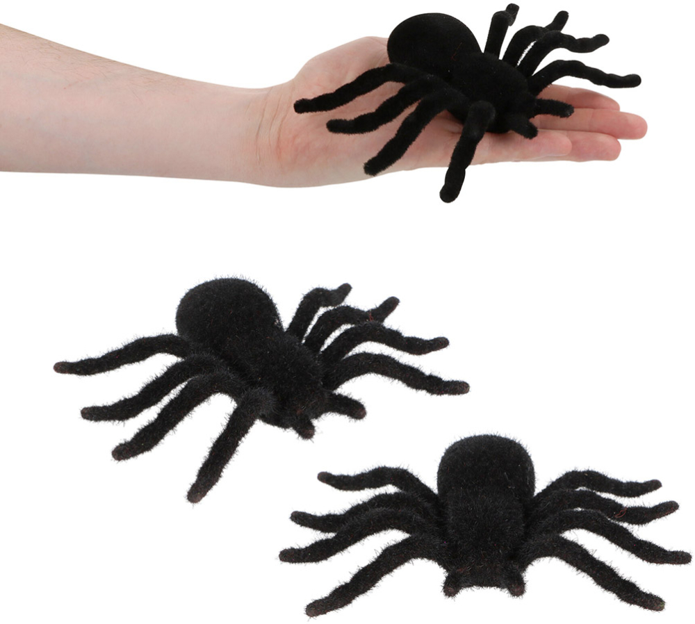 Edderkop 17x10,5 cm, sort