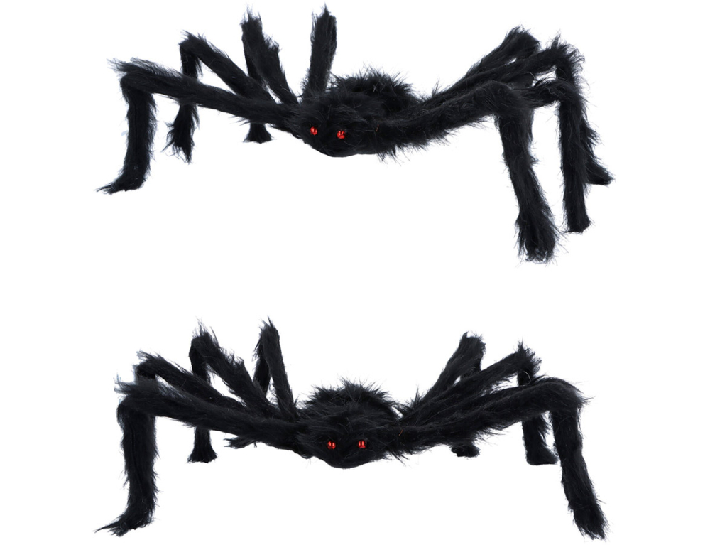 Behåret edderkop sort 56 cm