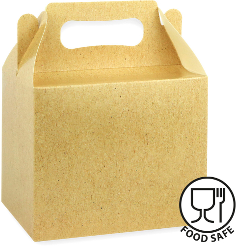 Snackbox 14x9,5x12 cm, brun