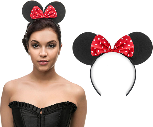 Museører hårbøjle med sløjfe