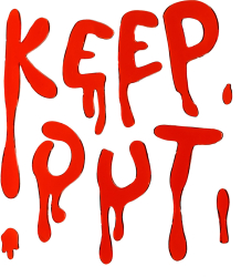 Keep Out gel vinduesklæb