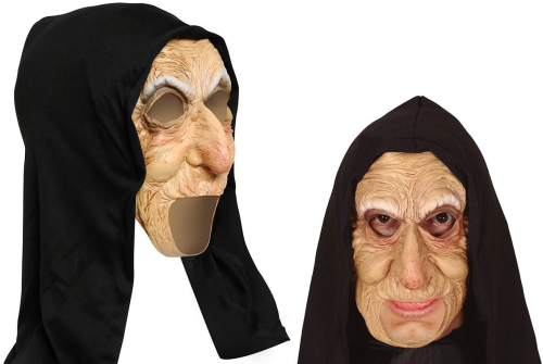 Gammel dame maske med hætte